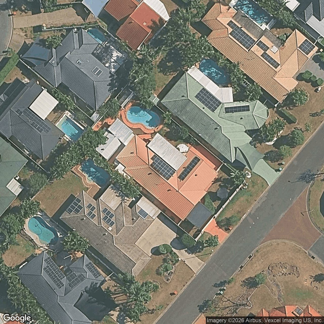 Aerial view of 58 Camberwell Circuit, Robina QLD 4226