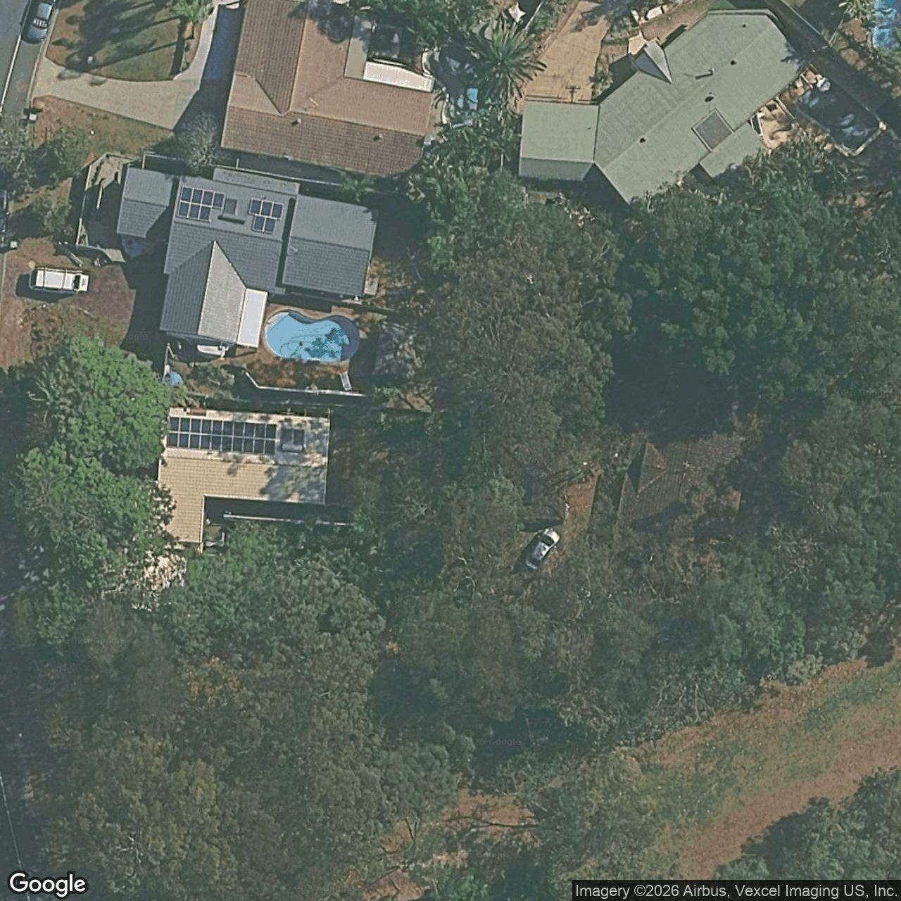 Aerial view of 98 Thorngate Drive, Robina QLD 4226