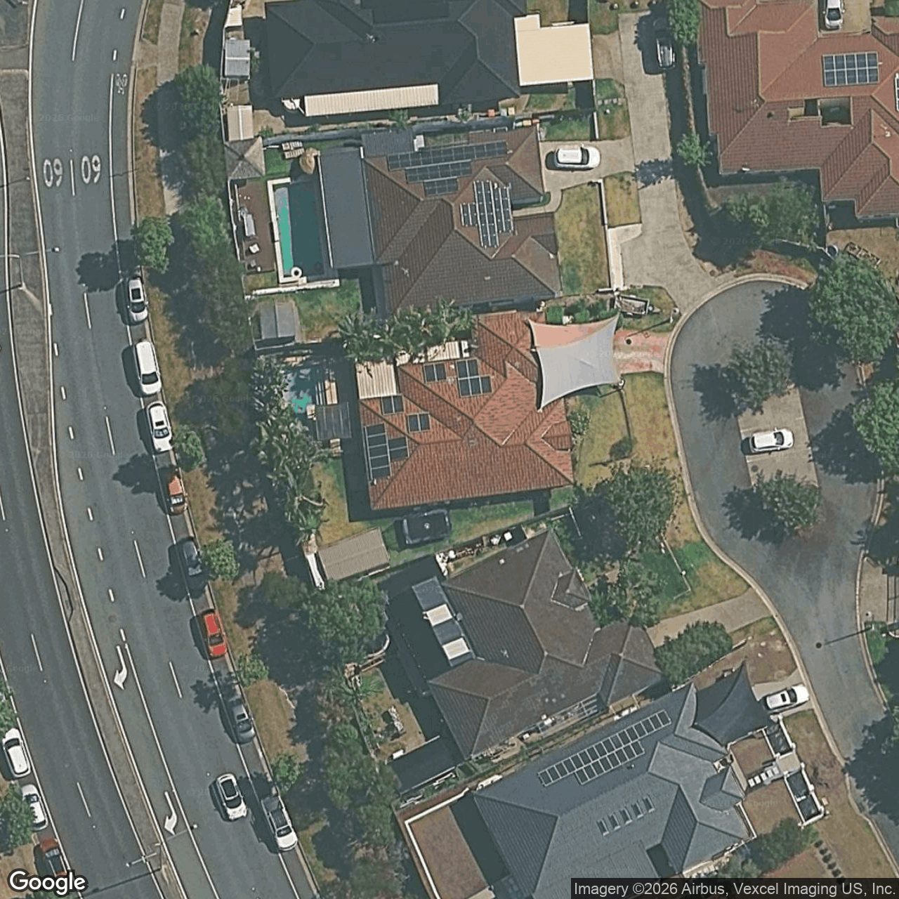 Aerial view of 26 Camphor Wood Court, Robina QLD 4226