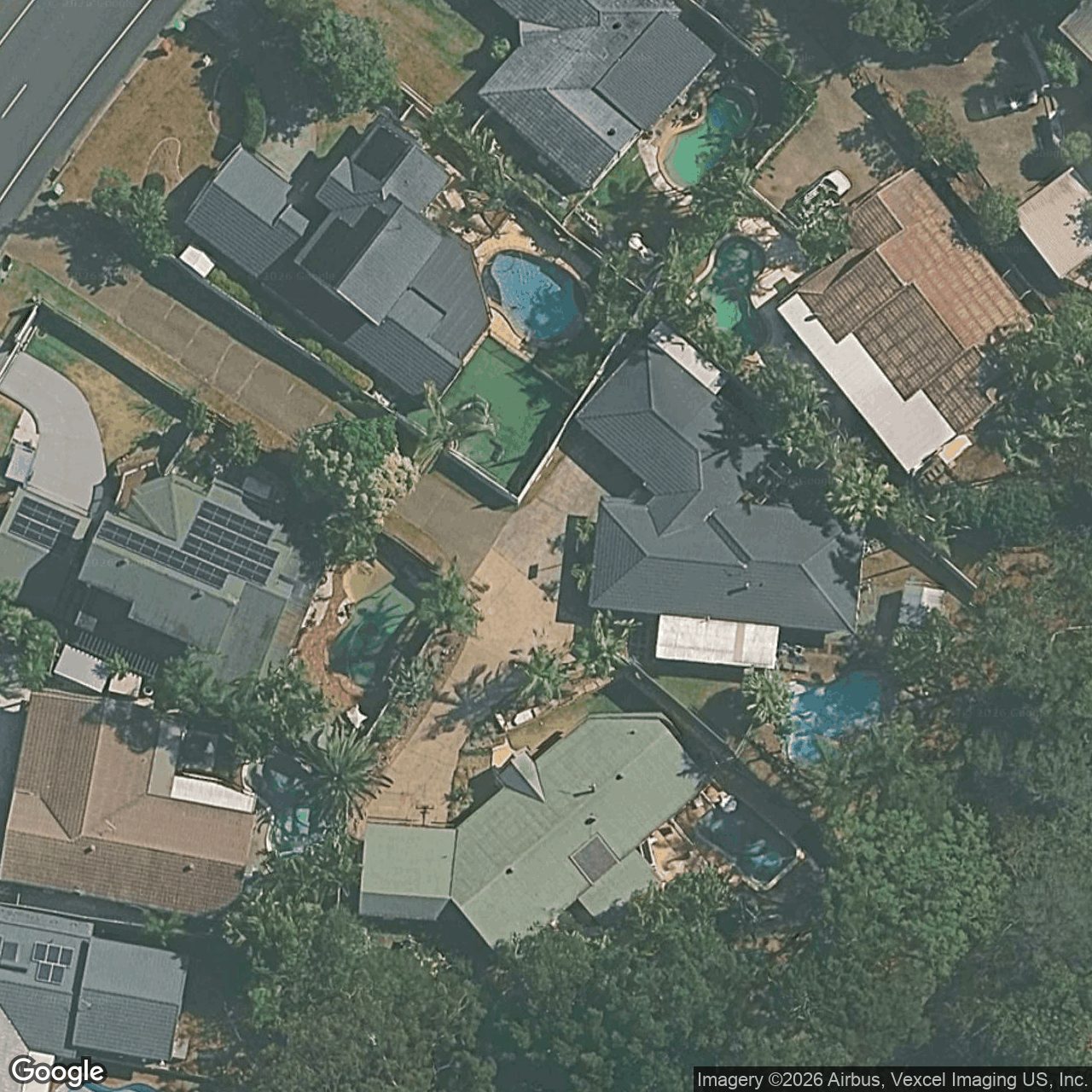 Aerial view of 86 Thorngate Drive, Robina QLD 4226