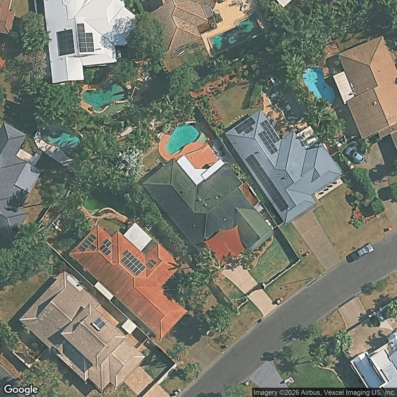 Aerial view of 107 Camberwell Circuit, Robina QLD 4226