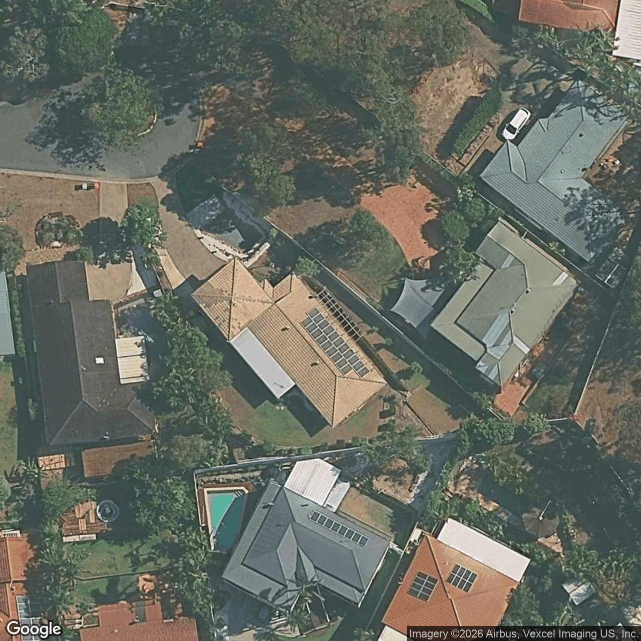Aerial view of 15 Wattle Glen Place, Robina QLD 4226