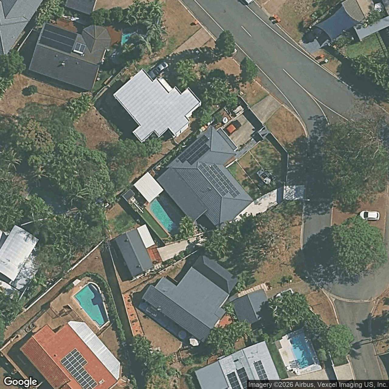 Aerial view of 133 Thorngate Drive, Robina QLD 4226