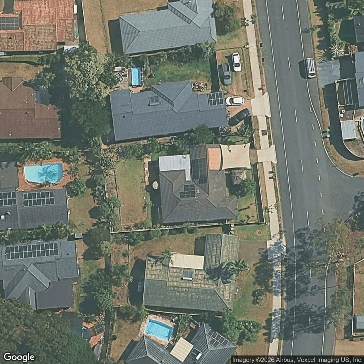 Aerial view of 65 Thorngate Drive, Robina QLD 4226