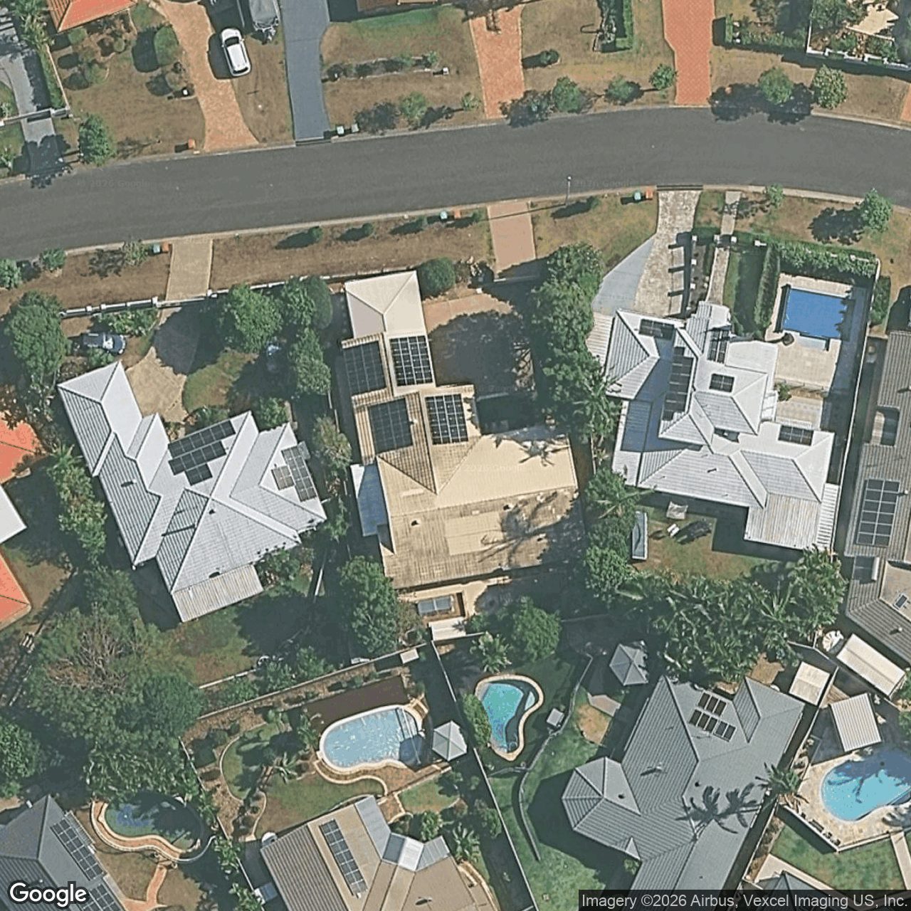 Aerial view of 55 Camberwell Circuit, Robina QLD 4226
