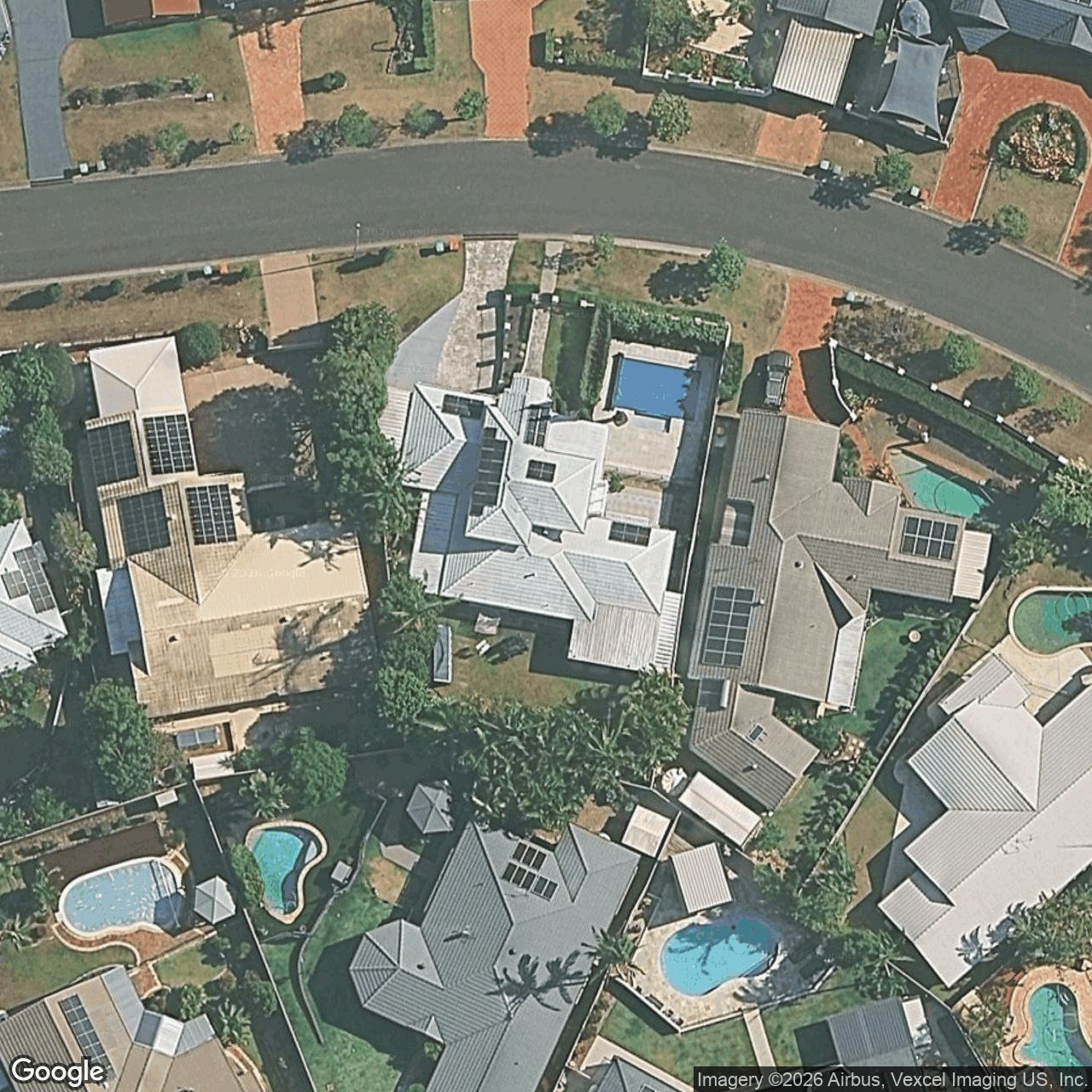 Aerial view of 57 Camberwell Circuit, Robina QLD 4226