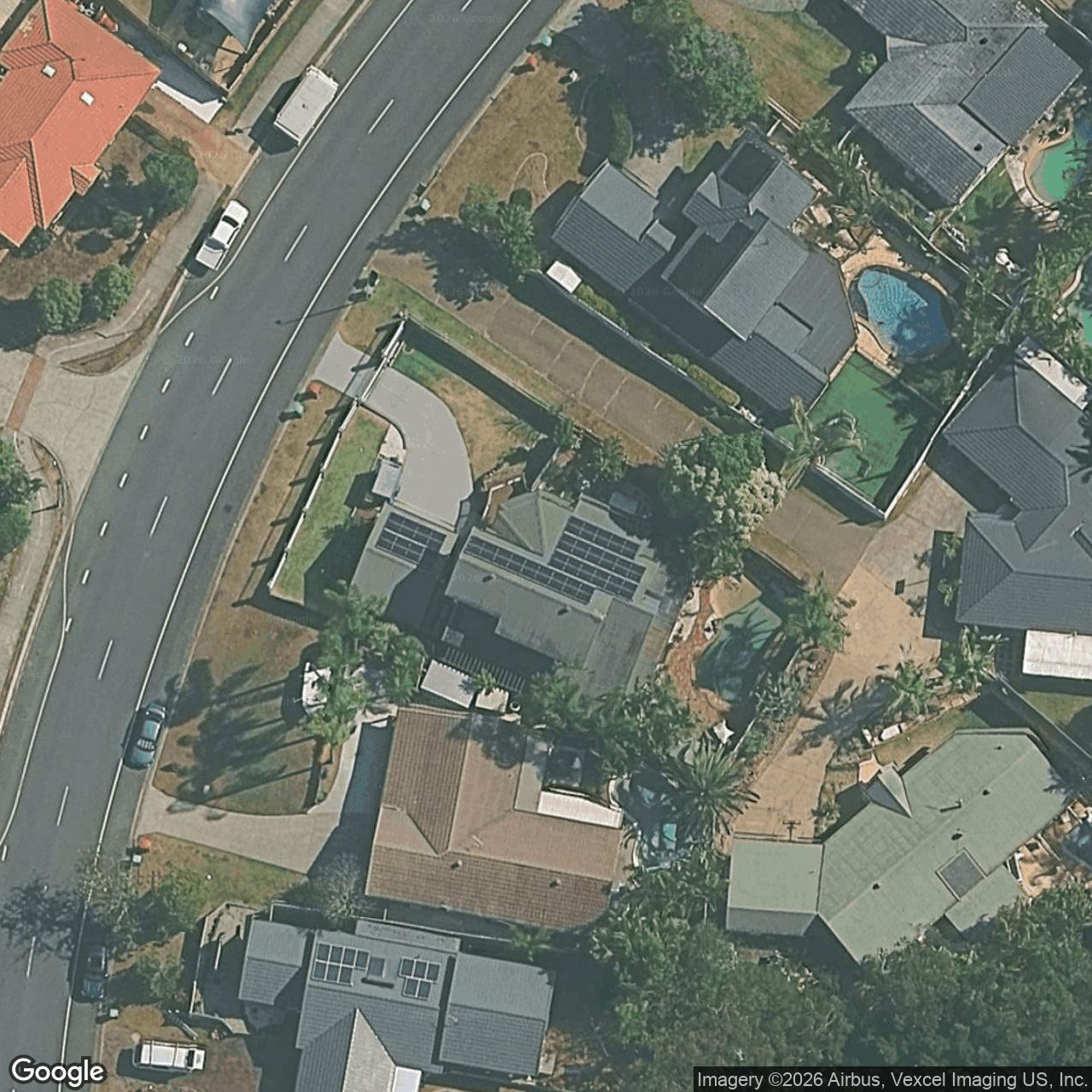 Aerial view of 90 Thorngate Drive, Robina QLD 4226