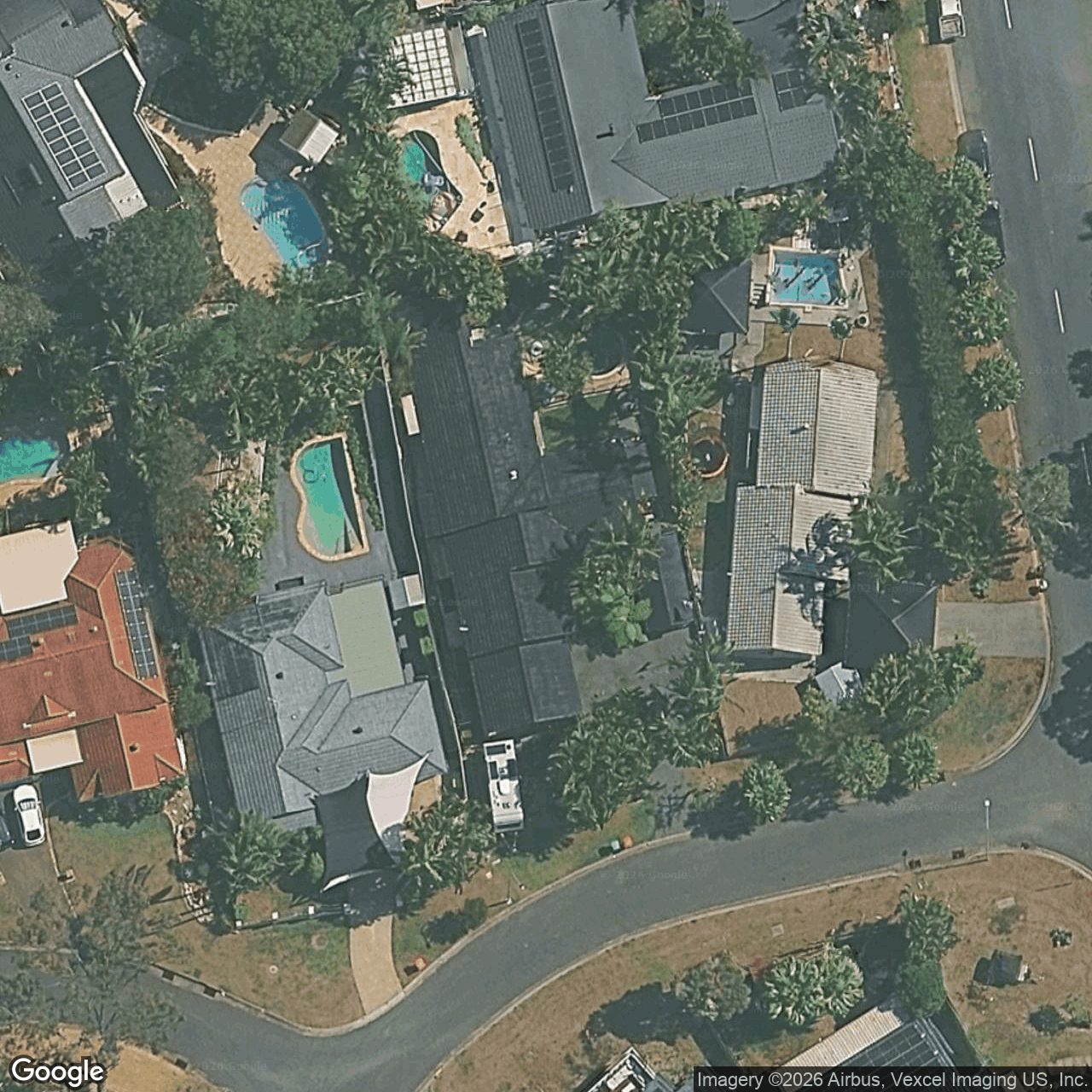 Aerial view of 3 Pinehurst Place, Robina QLD 4226