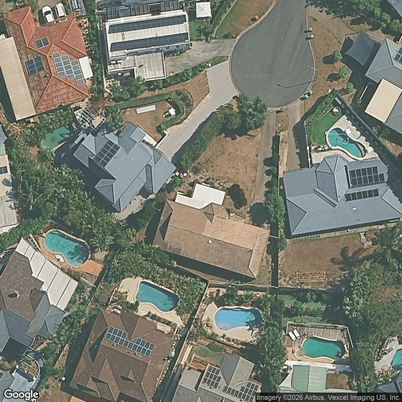 Aerial view of 10 Pinehurst Place, Robina QLD 4226