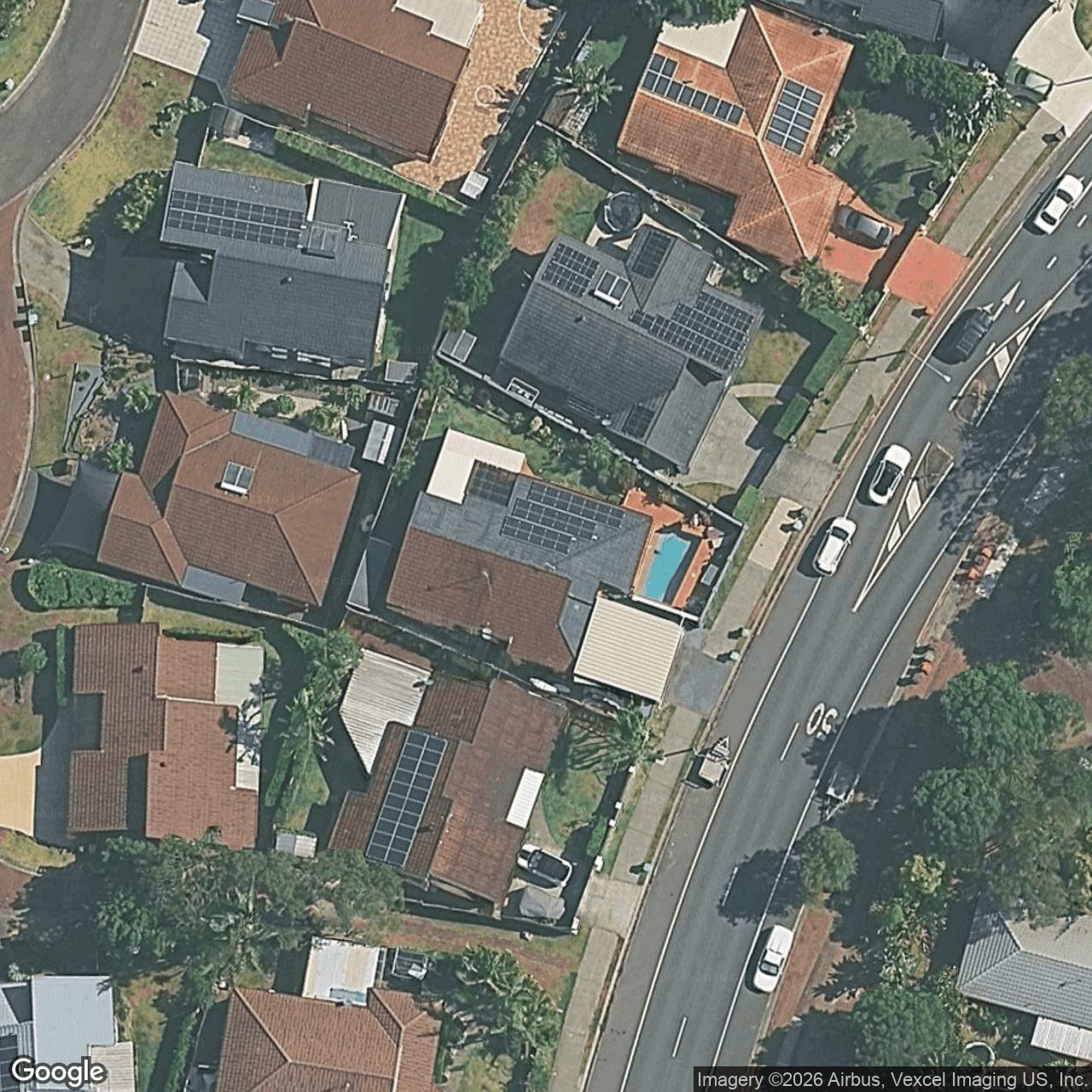 Aerial view of 237 Ron Penhaligon Way, Robina QLD 4226