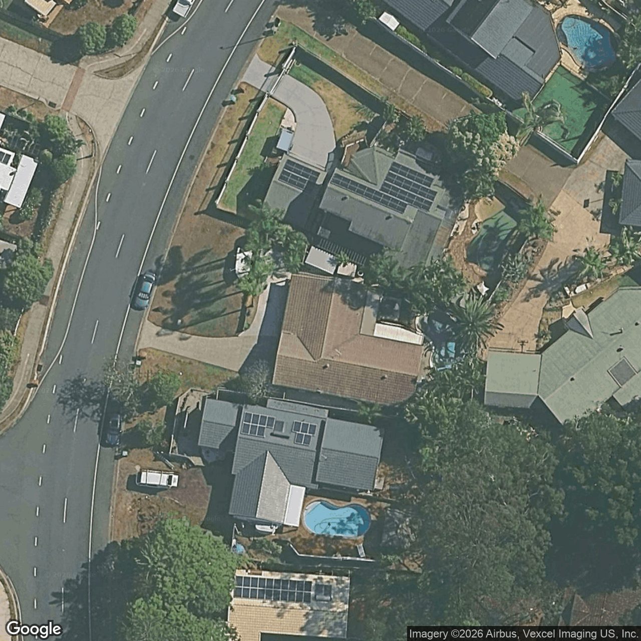 Aerial view of 92 Thorngate Drive, Robina QLD 4226
