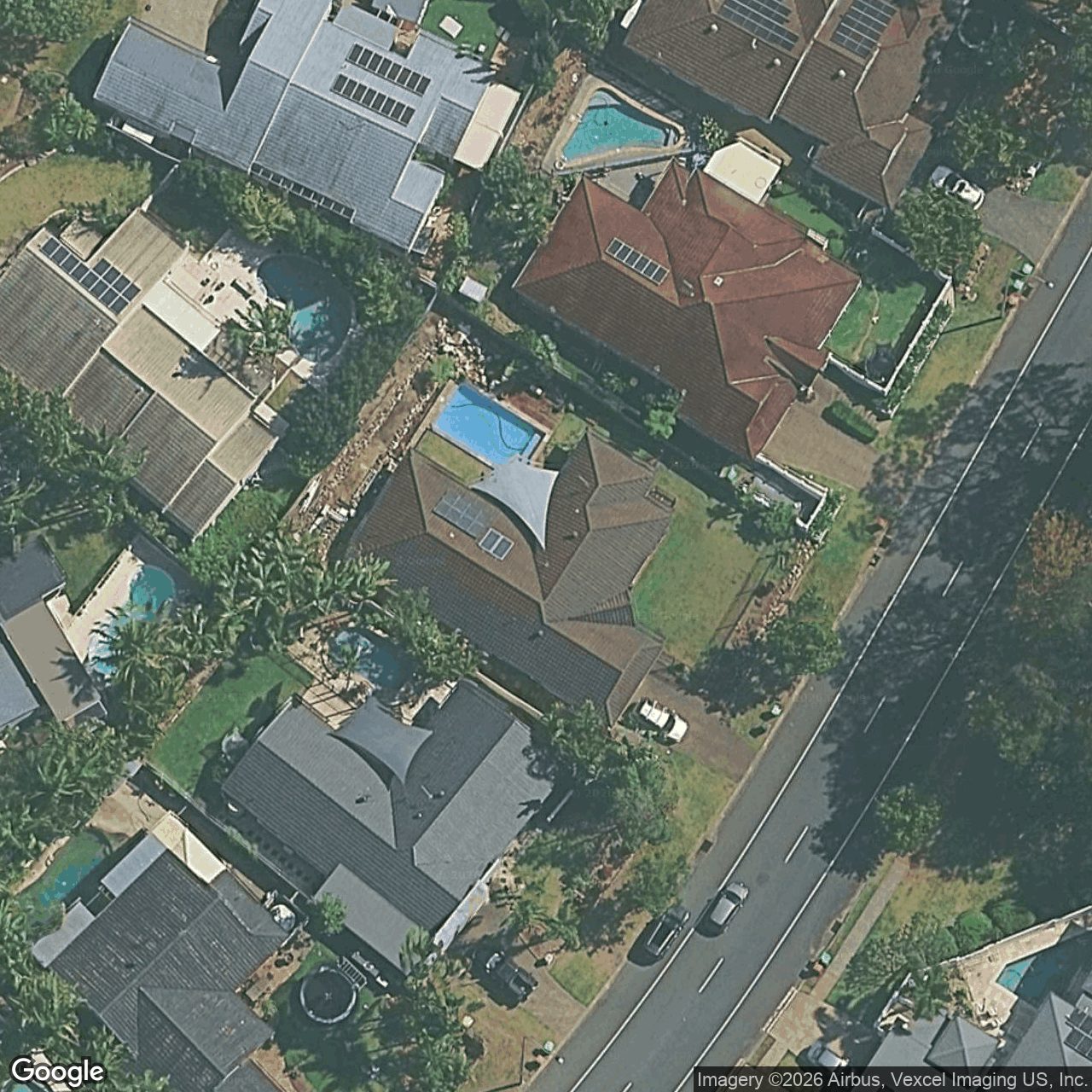 Aerial view of 321 Ron Penhaligon Way, Robina QLD 4226