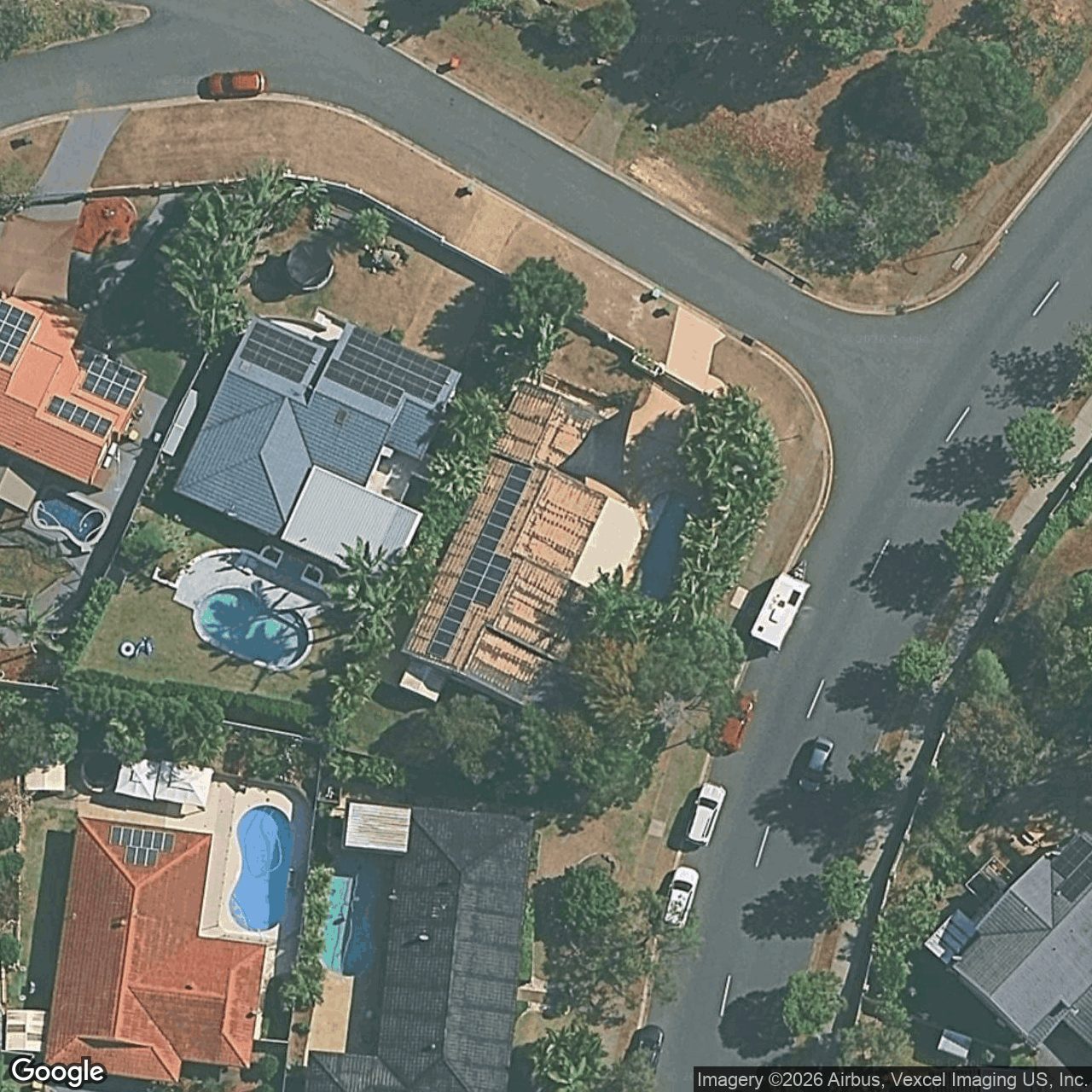 Aerial view of 2 Turnberry Court, Robina QLD 4226