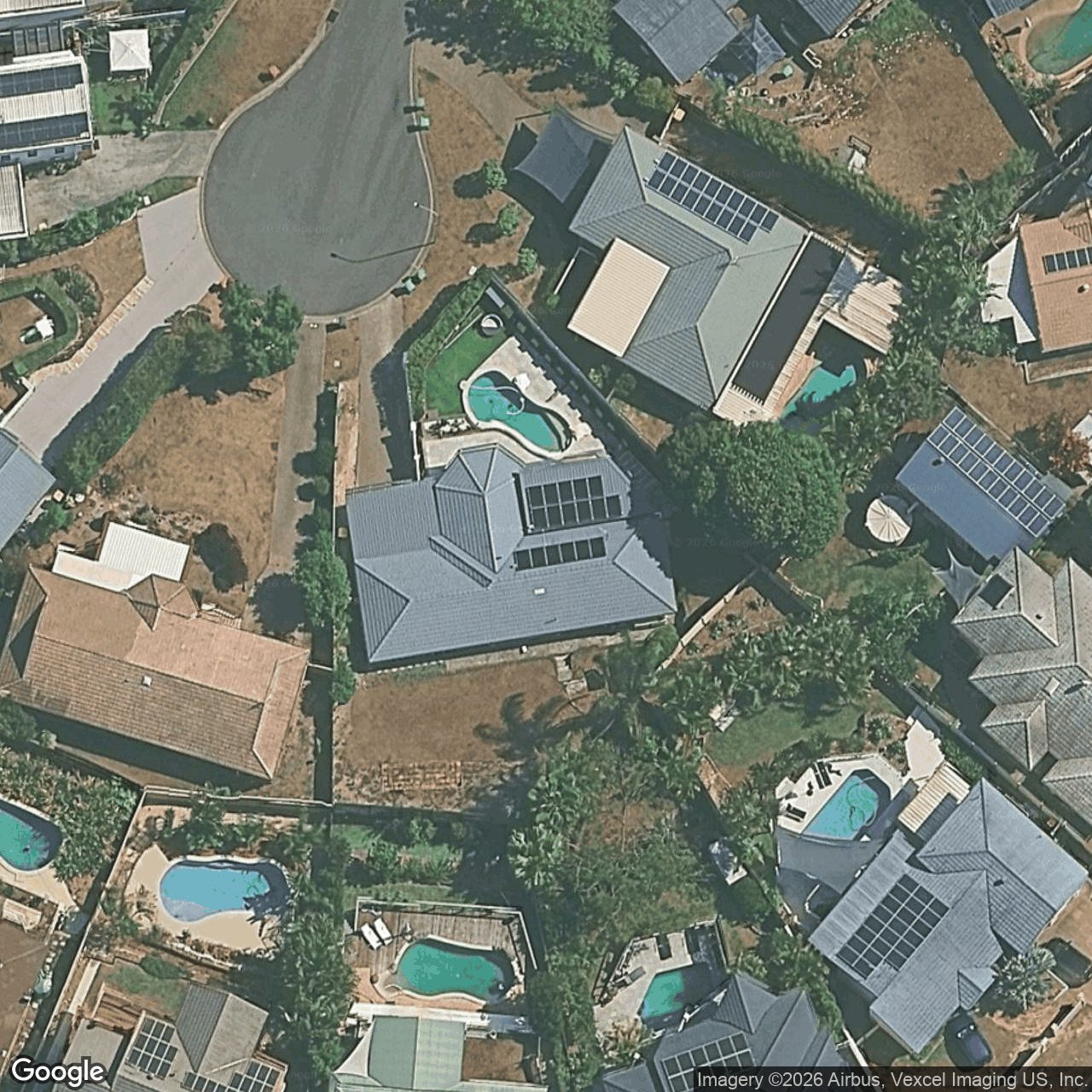 Aerial view of 8 Pinehurst Place, Robina QLD 4226