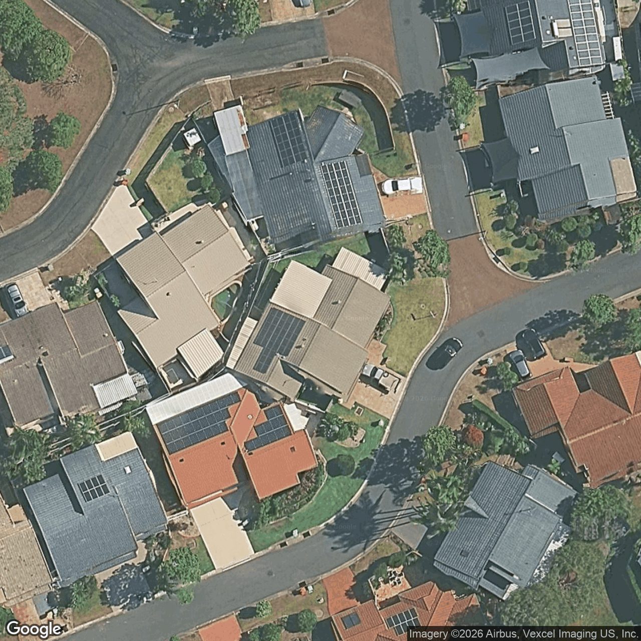 Aerial view of 5 Bothwell Street, Robina QLD 4226