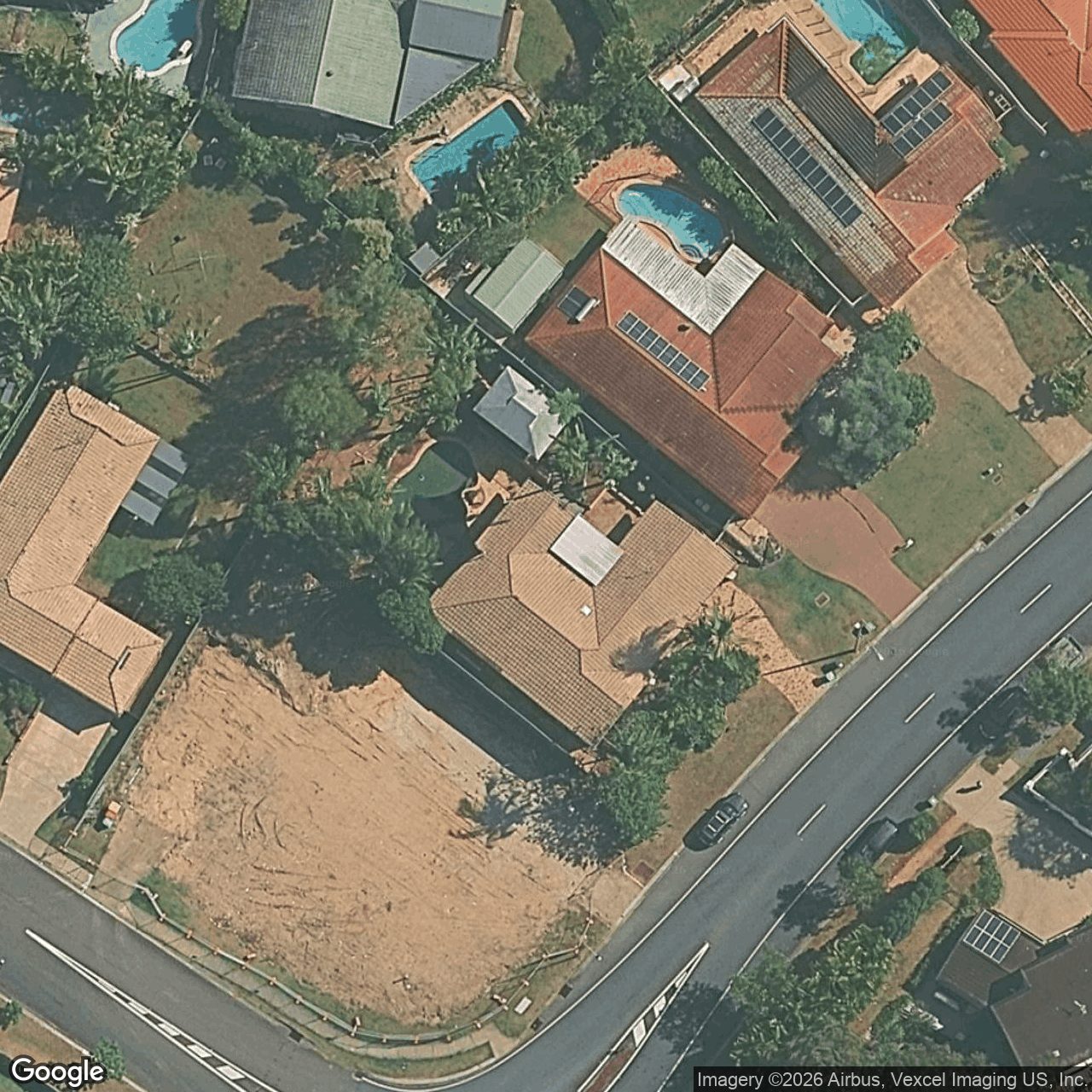 Aerial view of 343 Ron Penhaligon Way, Robina QLD 4226