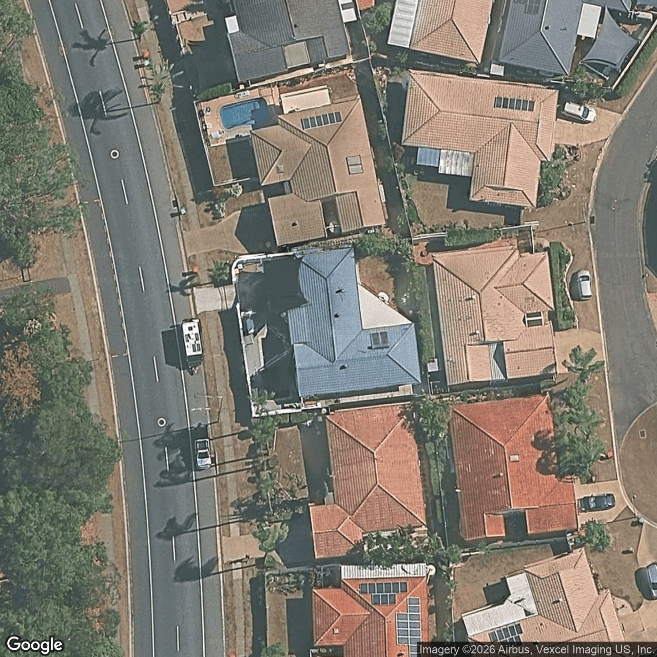 Aerial view of 72 Ron Penhaligon Way, Robina QLD 4226