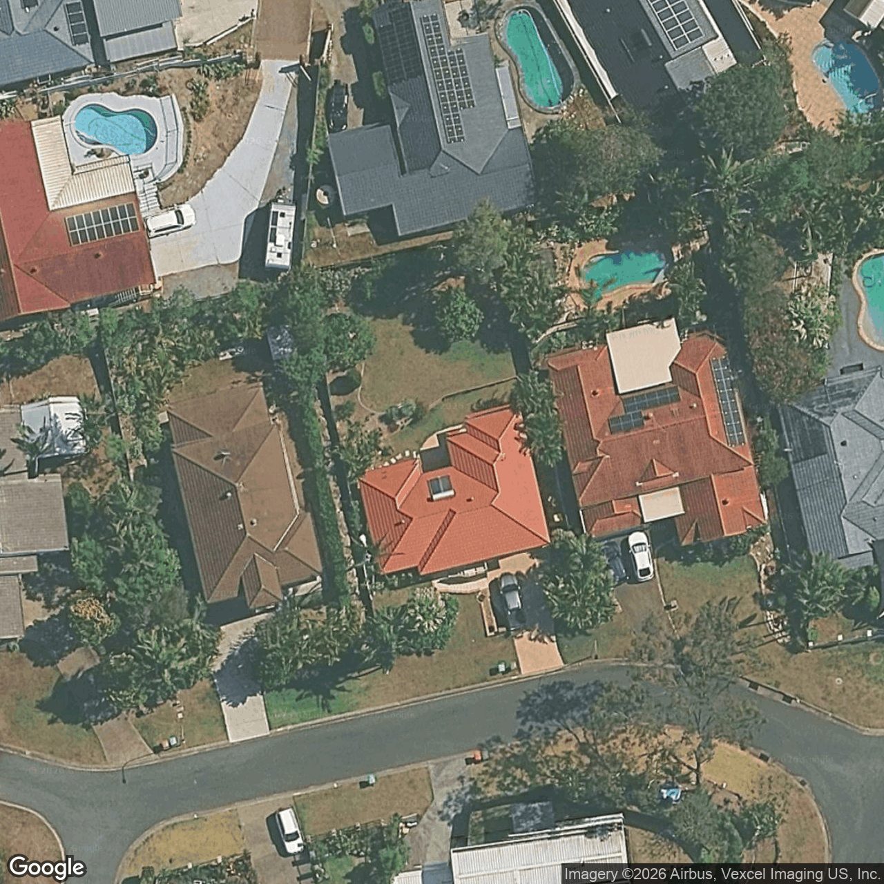 Aerial view of 9 Pinehurst Place, Robina QLD 4226