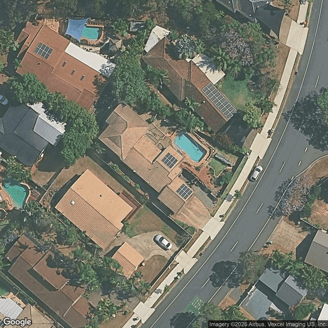 Aerial view of 75 Thorngate Drive, Robina QLD 4226