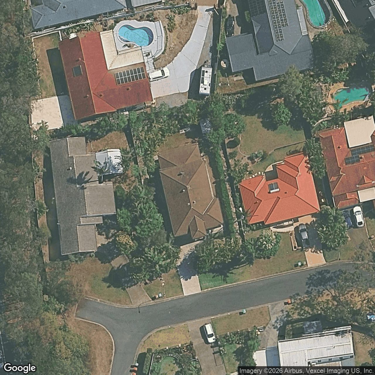 Aerial view of 11 Pinehurst Place, Robina QLD 4226