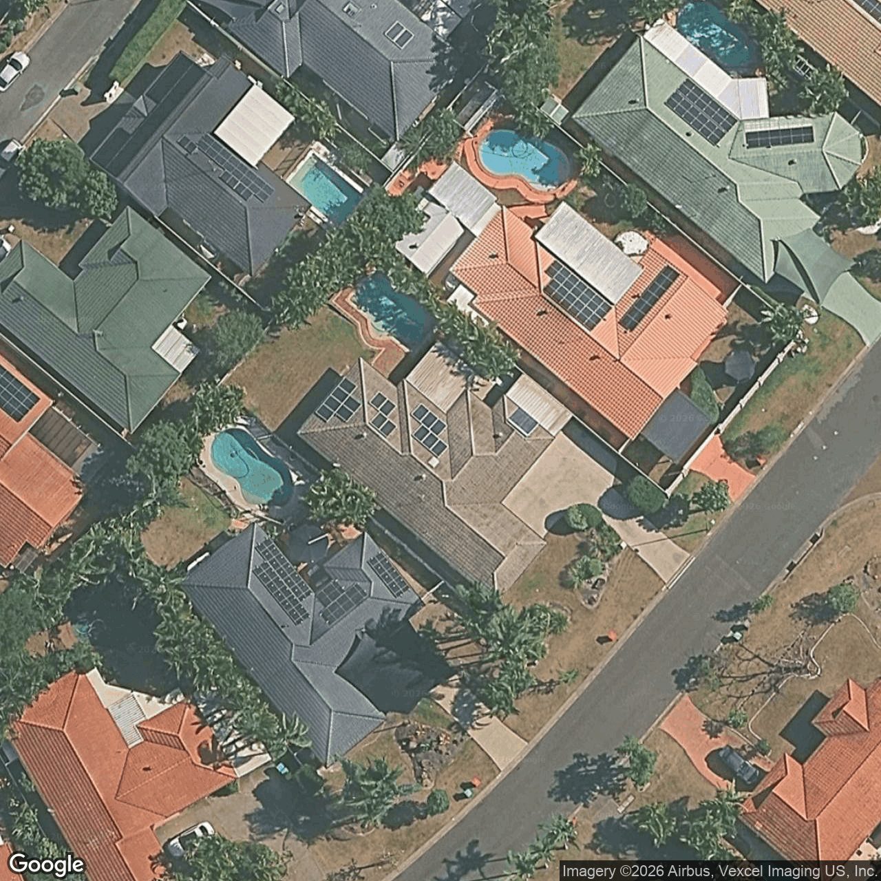 Aerial view of 56 Camberwell Circuit, Robina QLD 4226