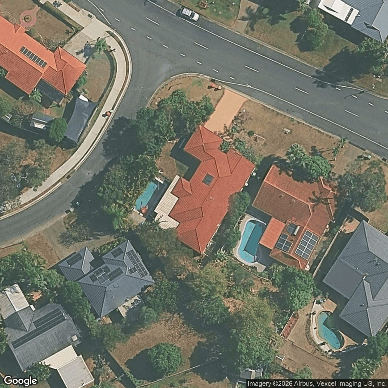 Aerial view of 123 Thorngate Drive, Robina QLD 4226