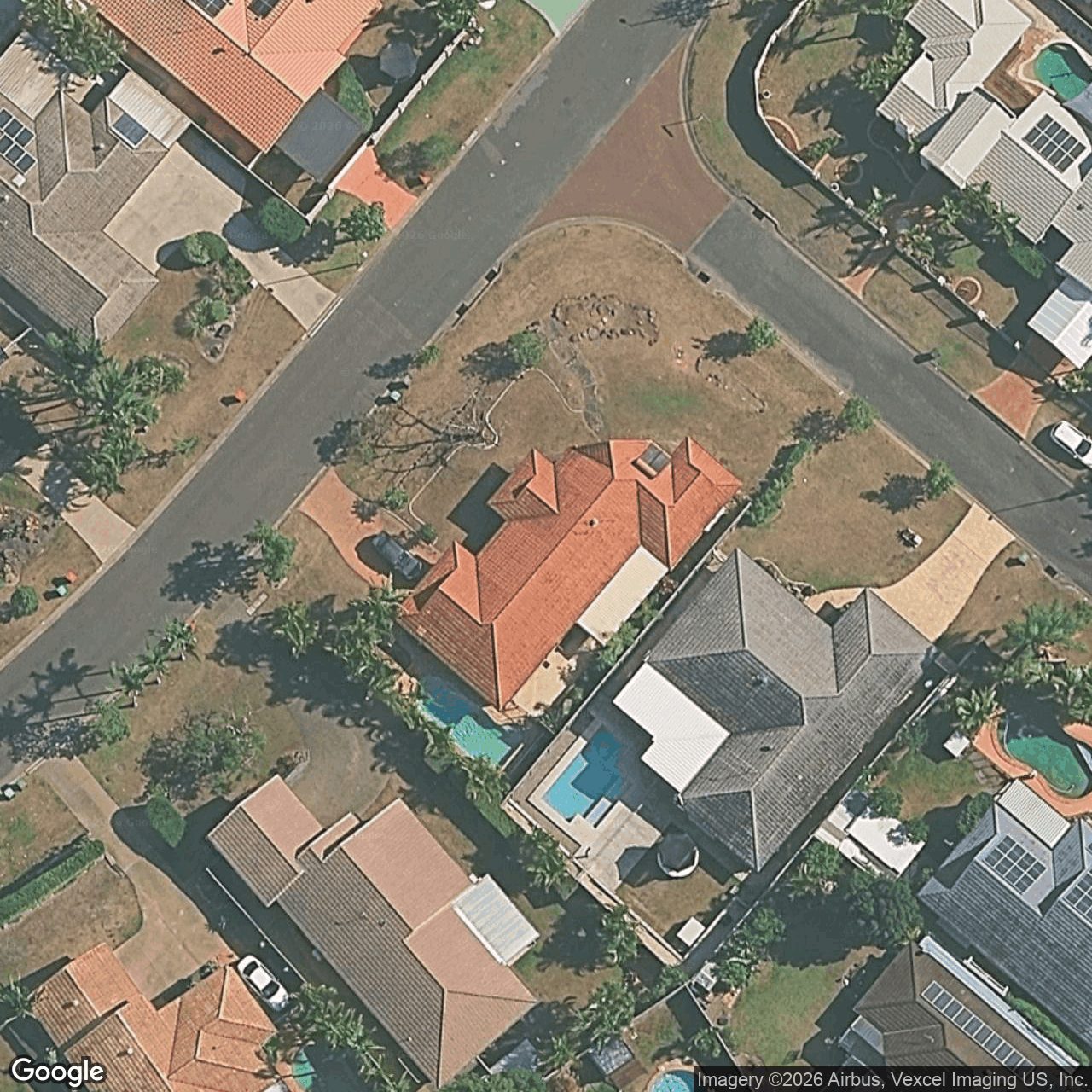 Aerial view of 43 Camberwell Circuit, Robina QLD 4226