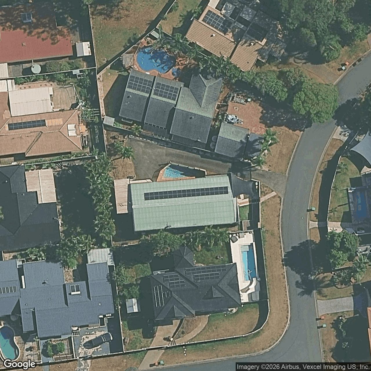 Aerial view of 18 Kilburn Street, Robina QLD 4226