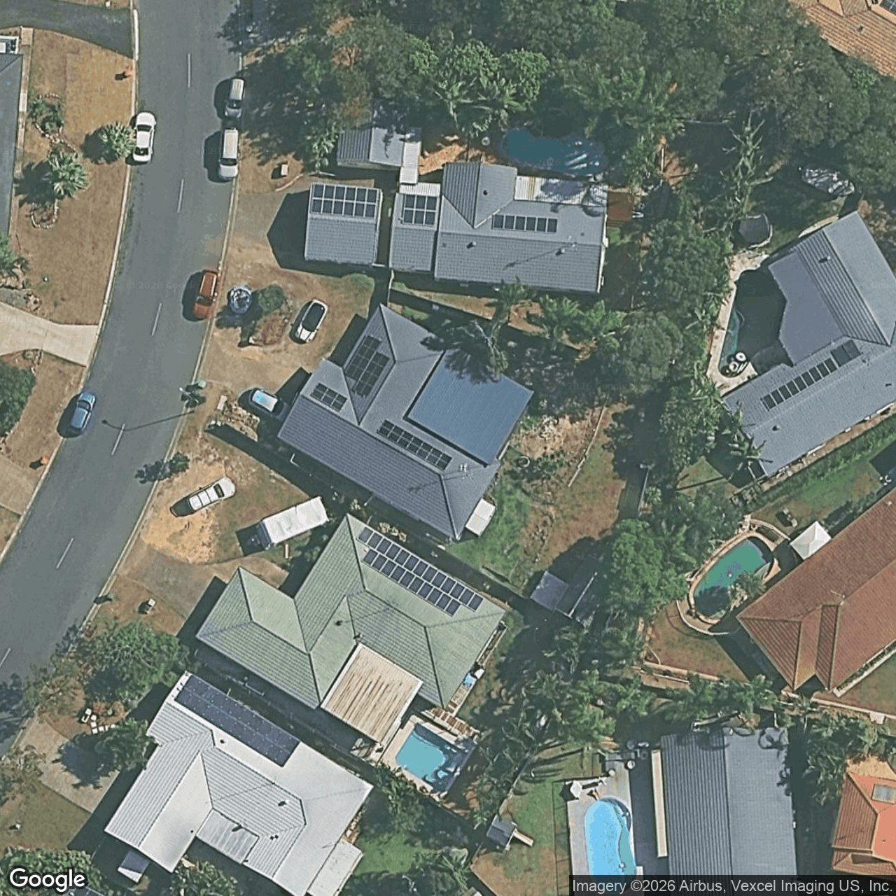 Aerial view of 15 Huntingdale Crescent, Robina QLD 4226