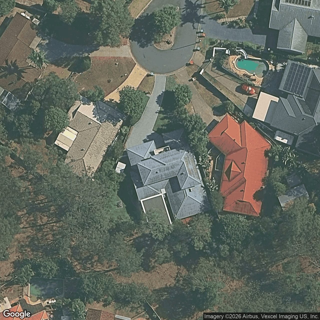 Aerial view of 50 Trinity Place, Robina QLD 4226