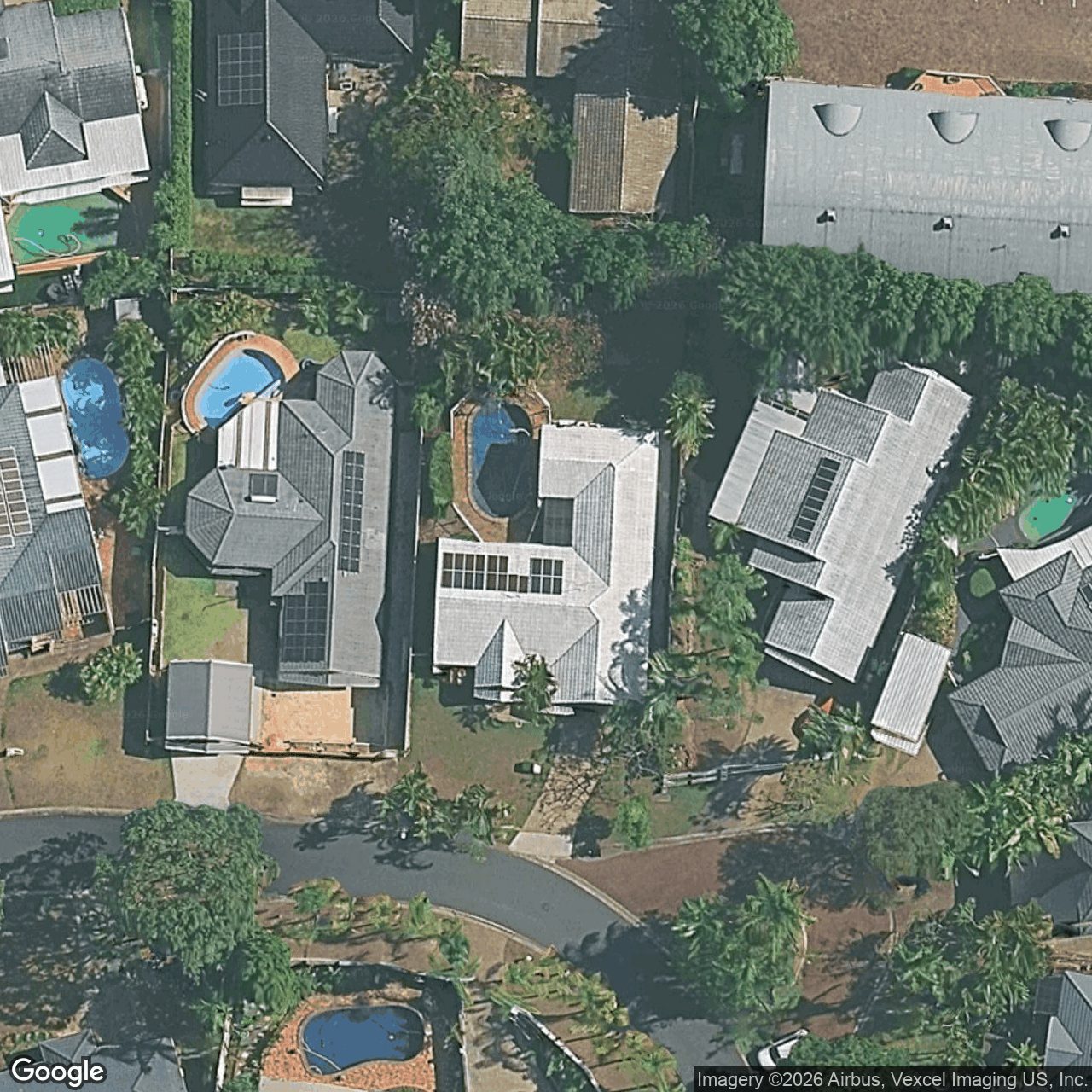 Aerial view of 28 Trinity Place, Robina QLD 4226