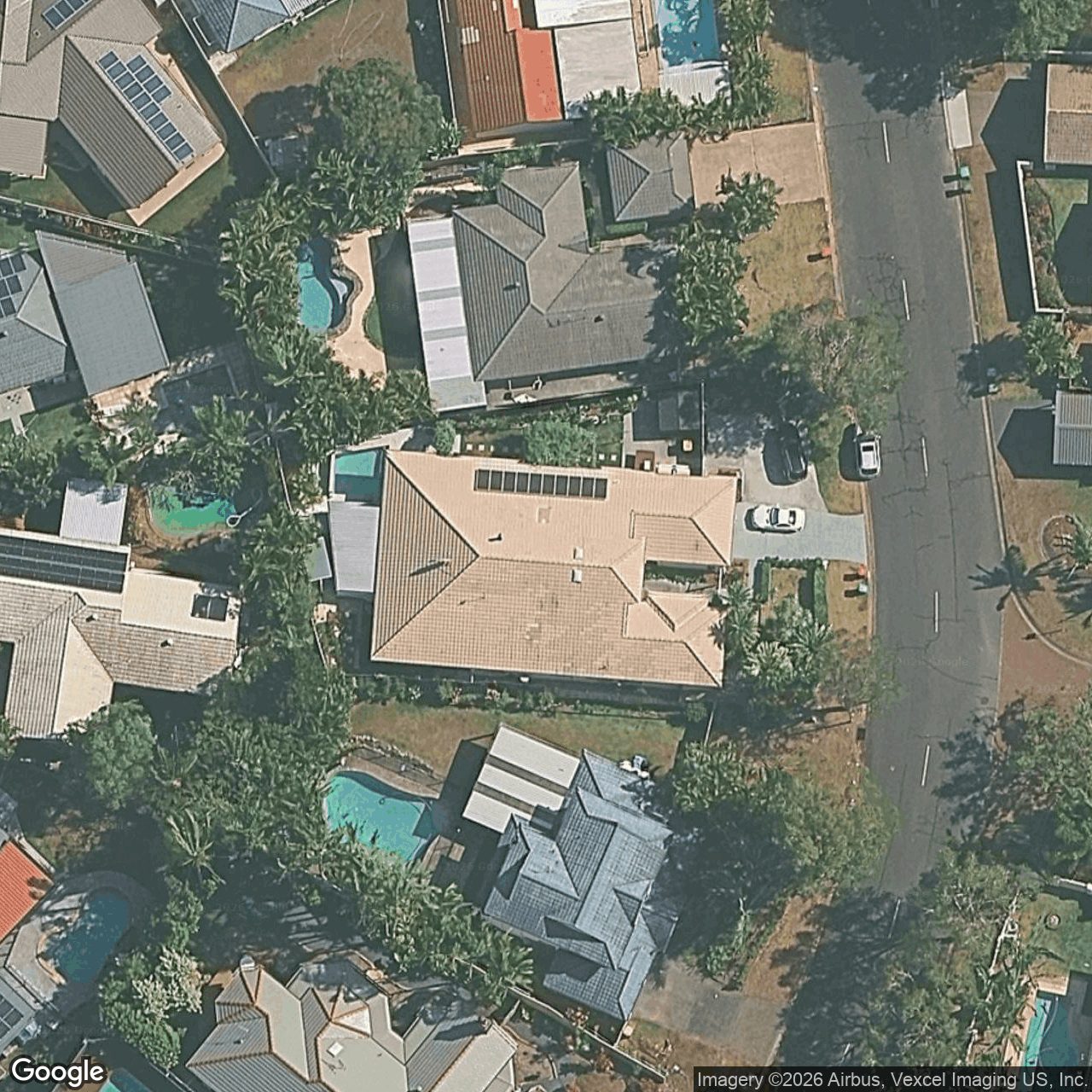 Aerial view of 31 Yarraville Street, Robina QLD 4226
