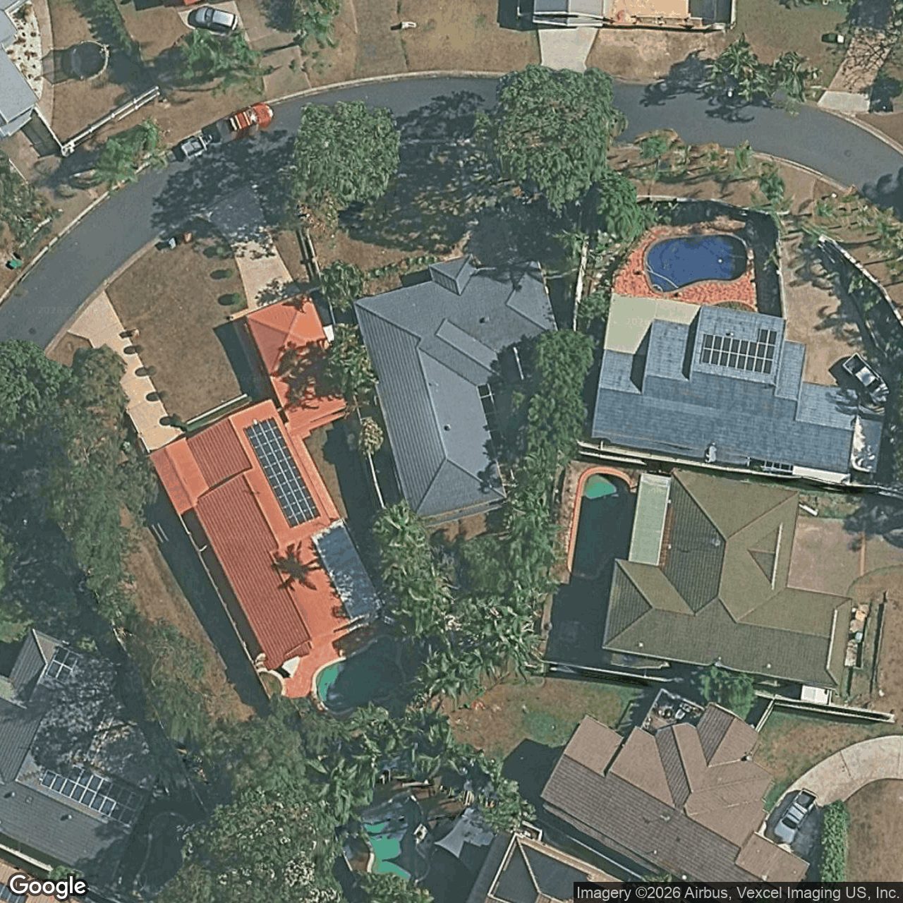 Aerial view of 25 Trinity Place, Robina QLD 4226