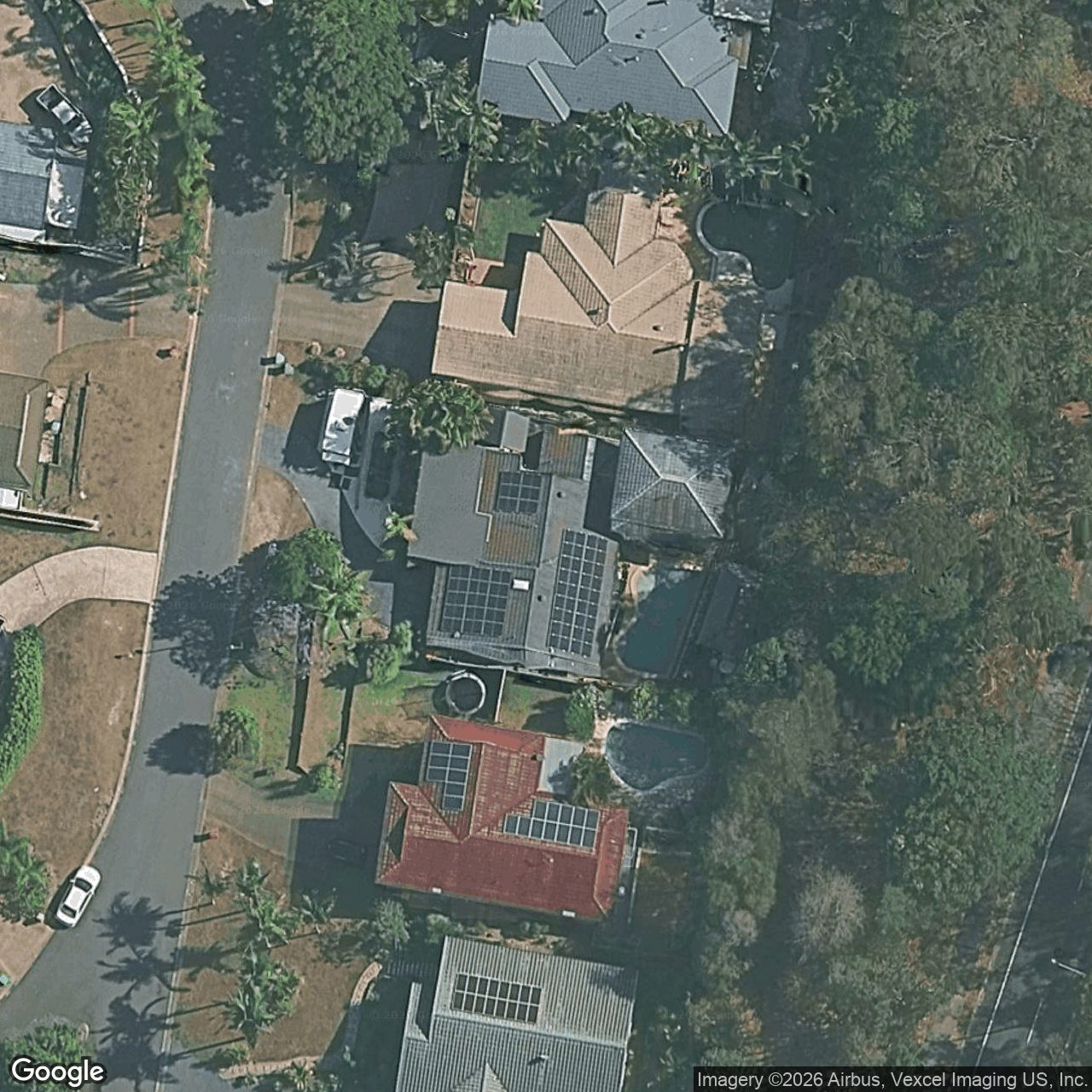 Aerial view of 40 Trinity Place, Robina QLD 4226