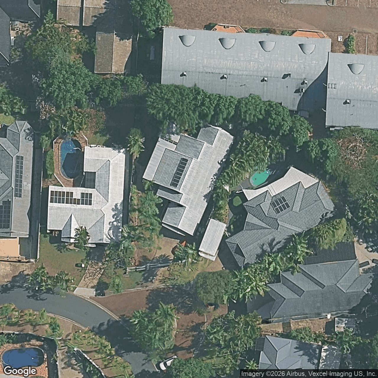 Aerial view of 30 Trinity Place, Robina QLD 4226