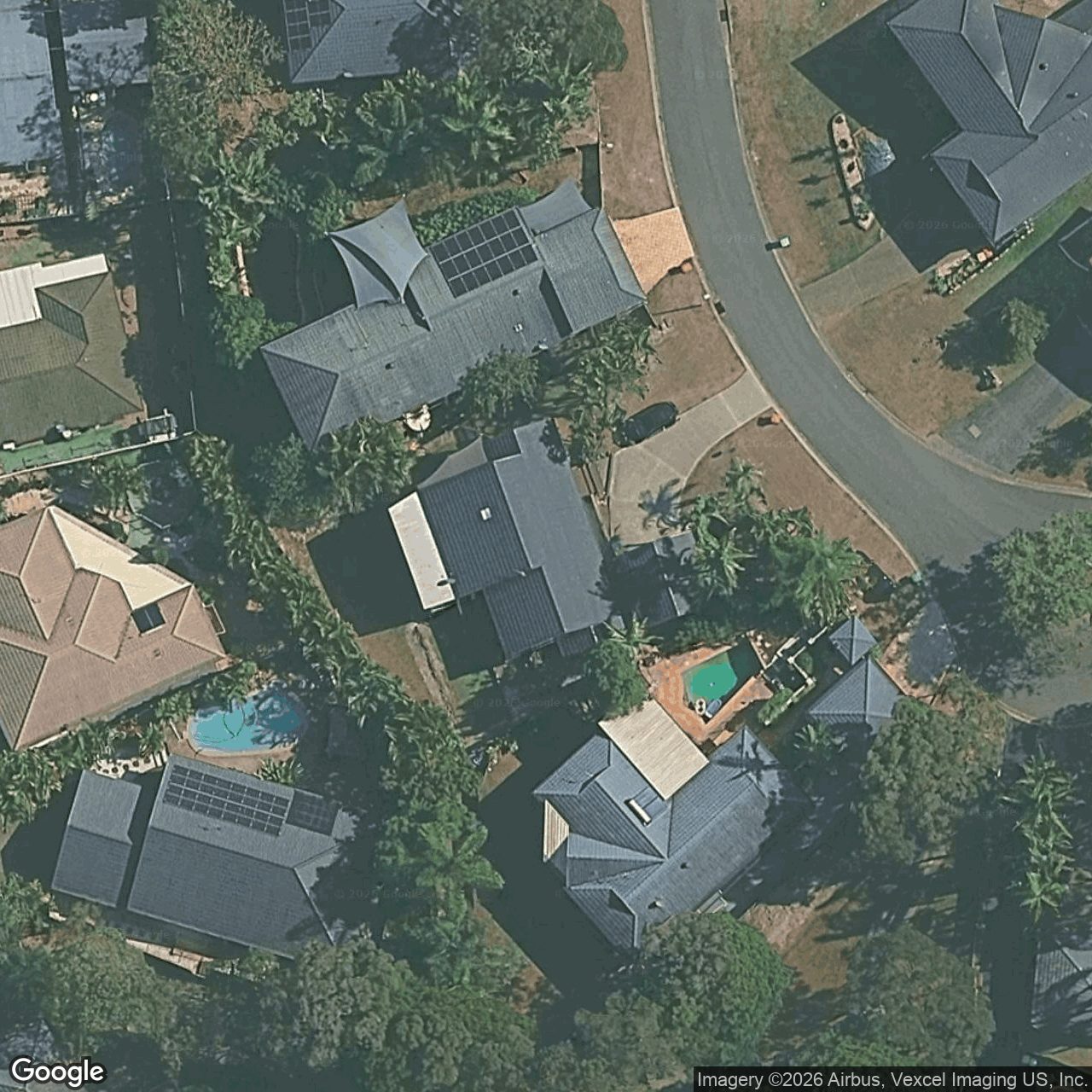 Aerial view of 10 Kilburn Street, Robina QLD 4226