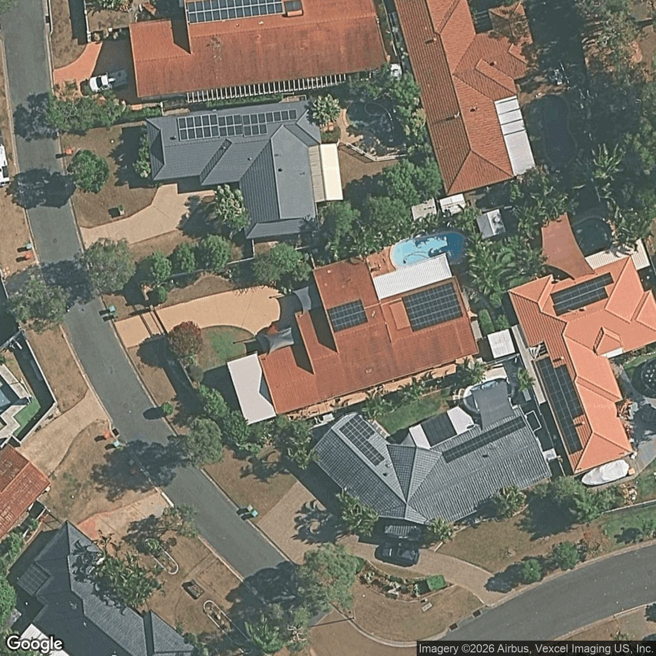 Aerial view of 3 Heatherton Street, Robina QLD 4226
