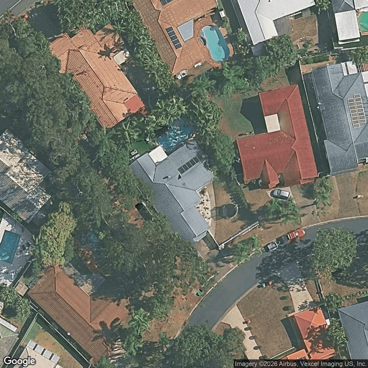Aerial view of 20 Trinity Place, Robina QLD 4226