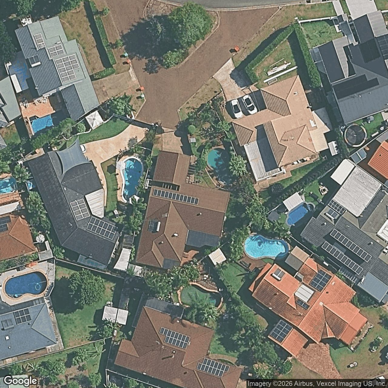 Aerial view of 9 Pinnacle Court, Robina QLD 4226