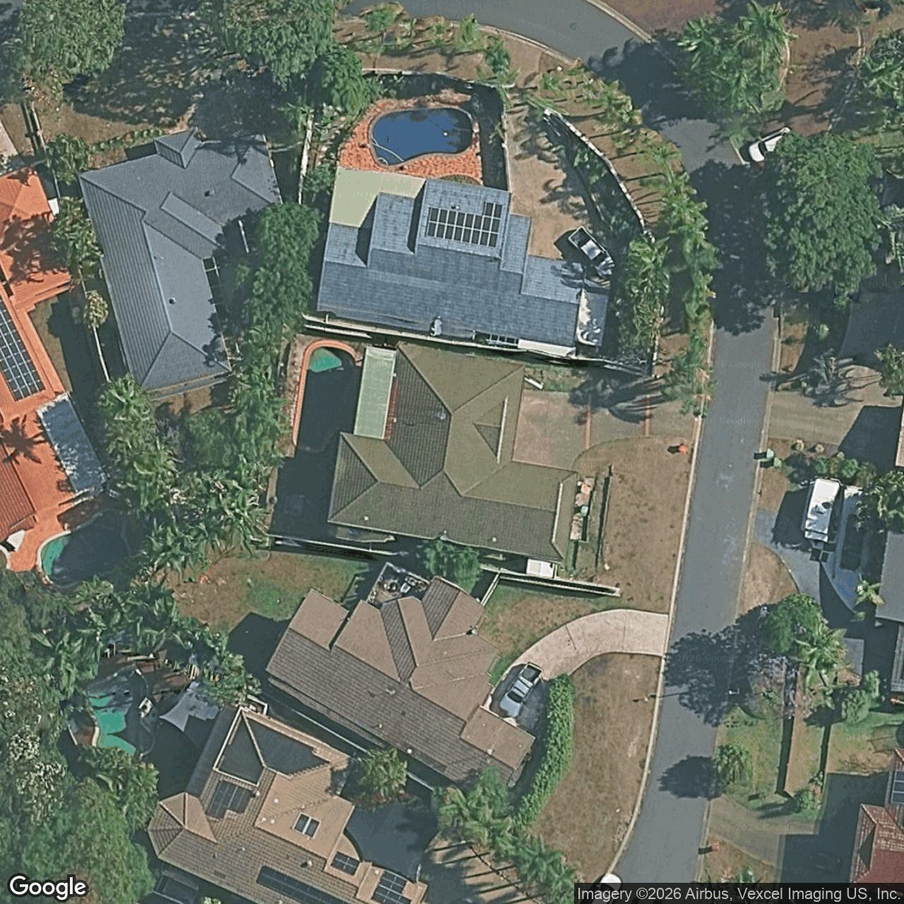 Aerial view of 29 Trinity Place, Robina QLD 4226
