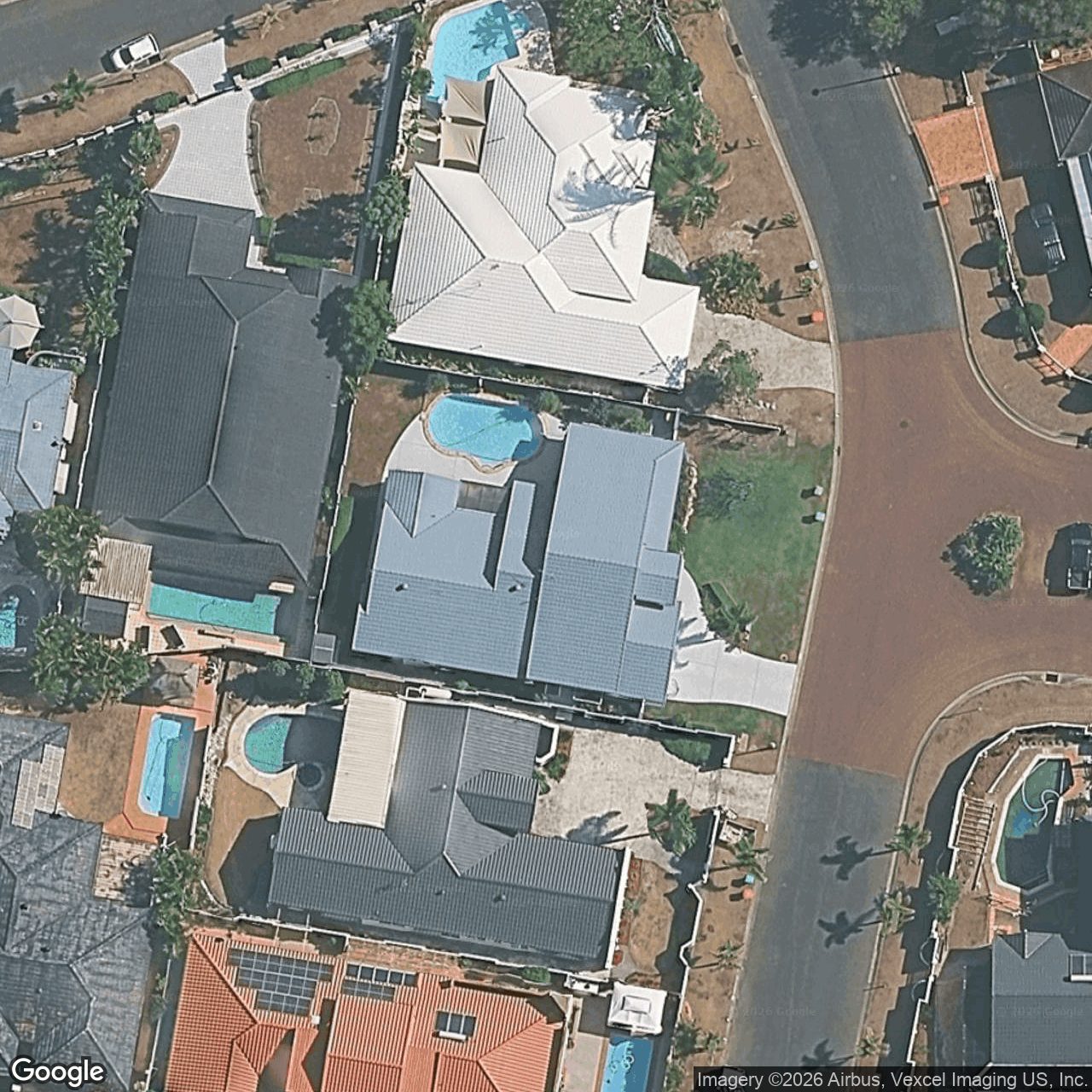 Aerial view of 24 Kirralee Drive, Robina QLD 4226