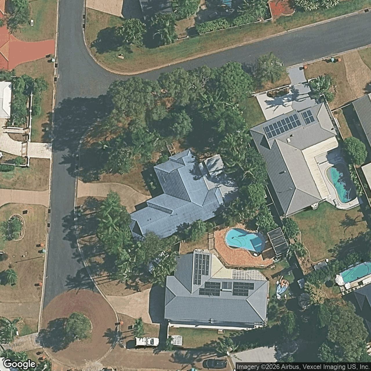 Aerial view of 6 Glen Iris Place, Robina QLD 4226