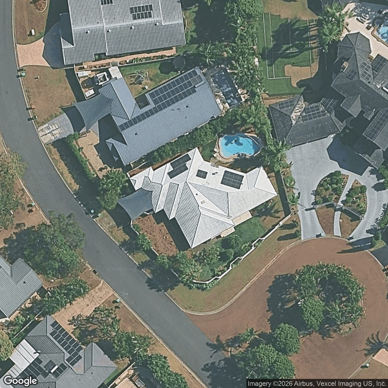 Aerial view of 10 Moorabbin Place, Robina QLD 4226