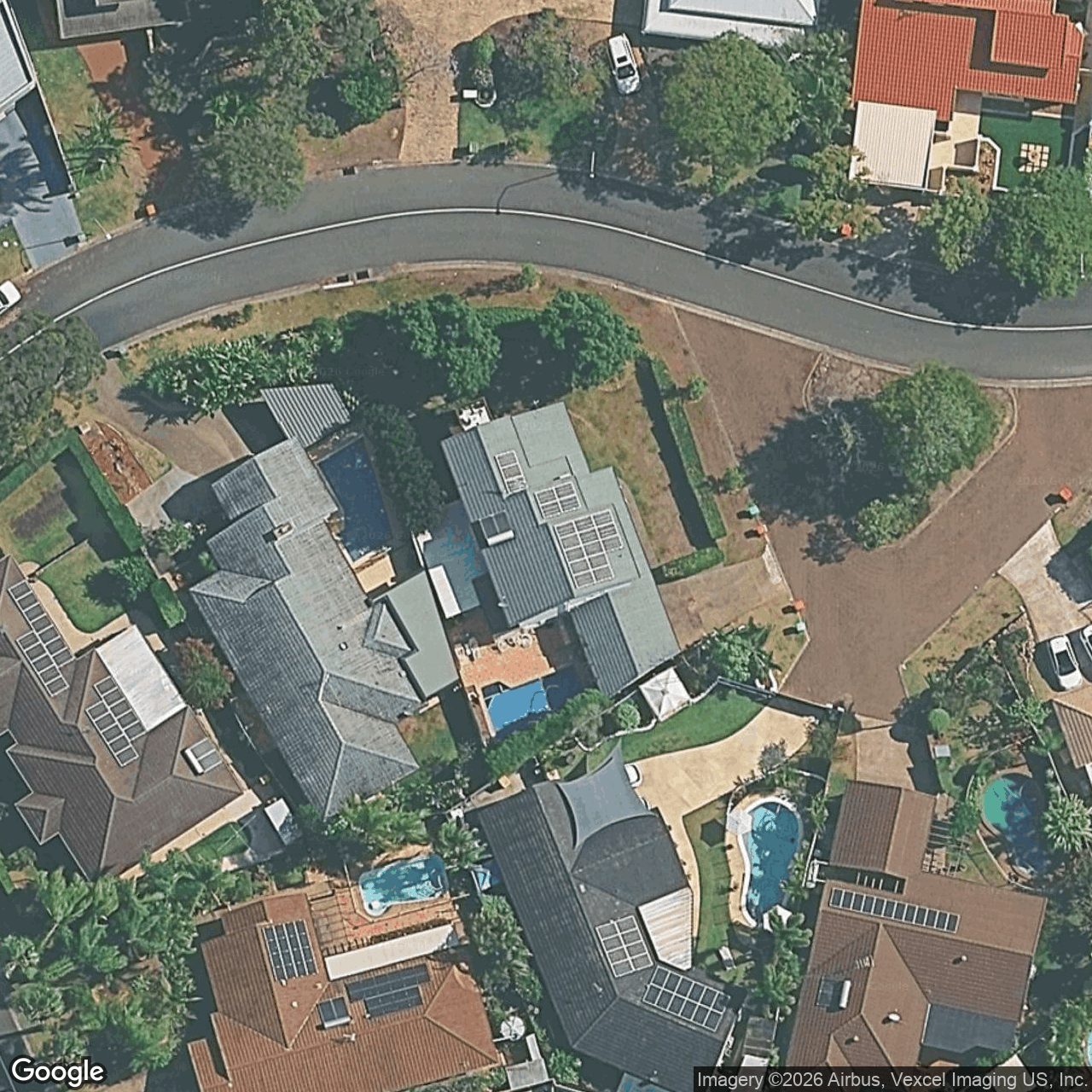 Aerial view of 5 Pinnacle Court, Robina QLD 4226
