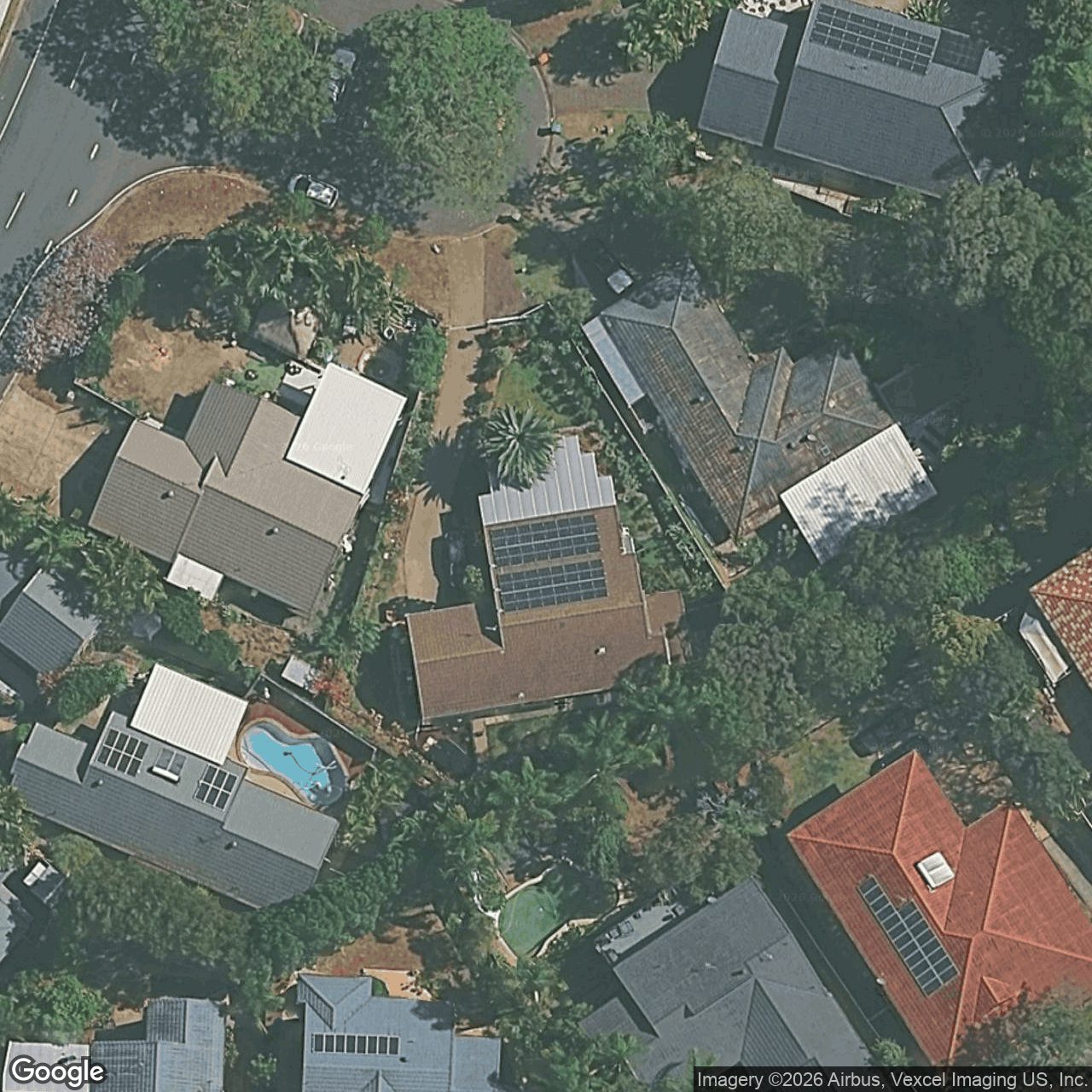 Aerial view of 3 Sylvania Place, Robina QLD 4226