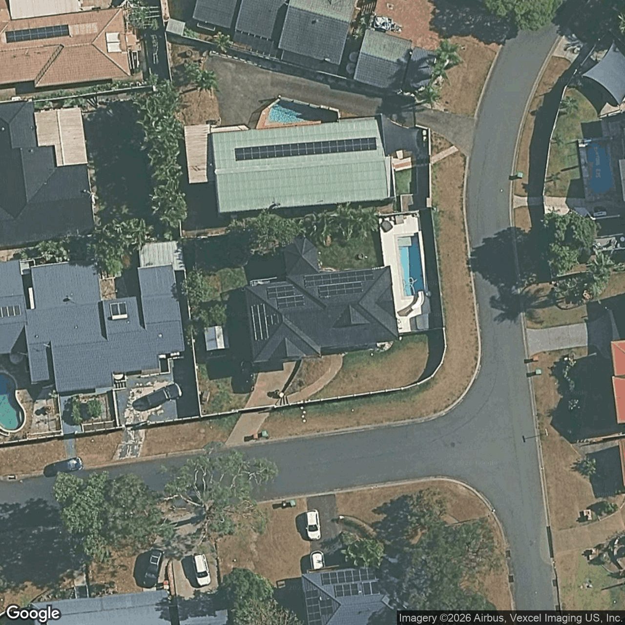 Aerial view of 16 Kilburn Street, Robina QLD 4226