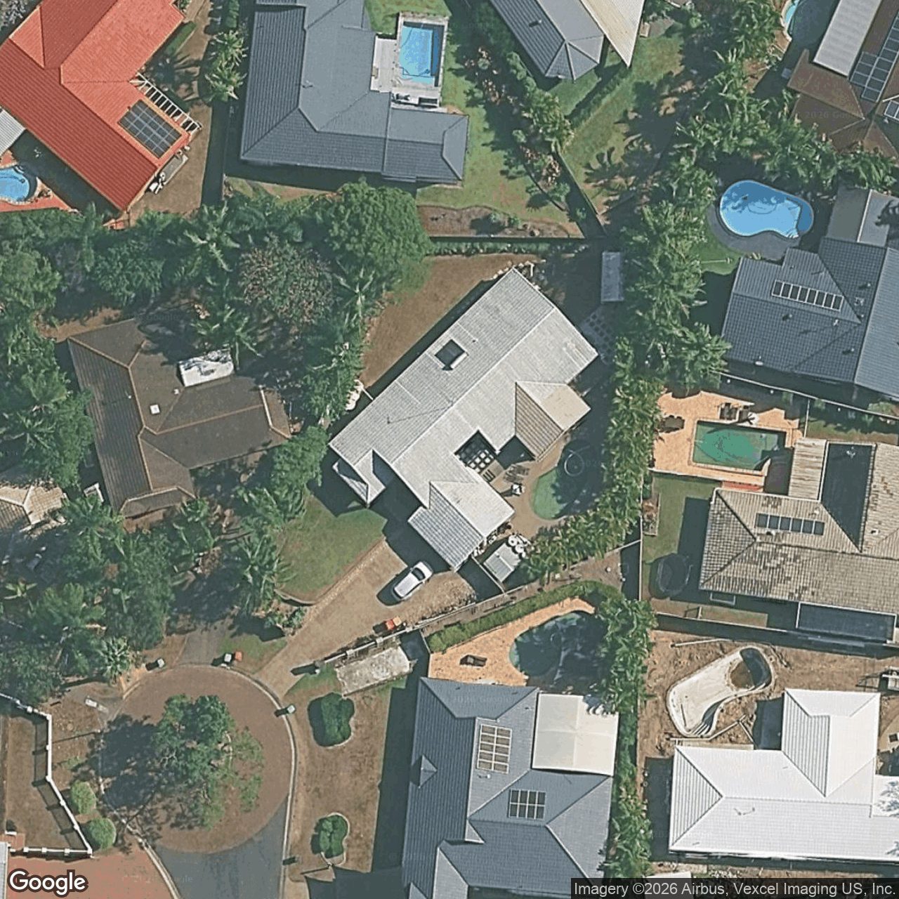 Aerial view of 7 Glen Iris Place, Robina QLD 4226