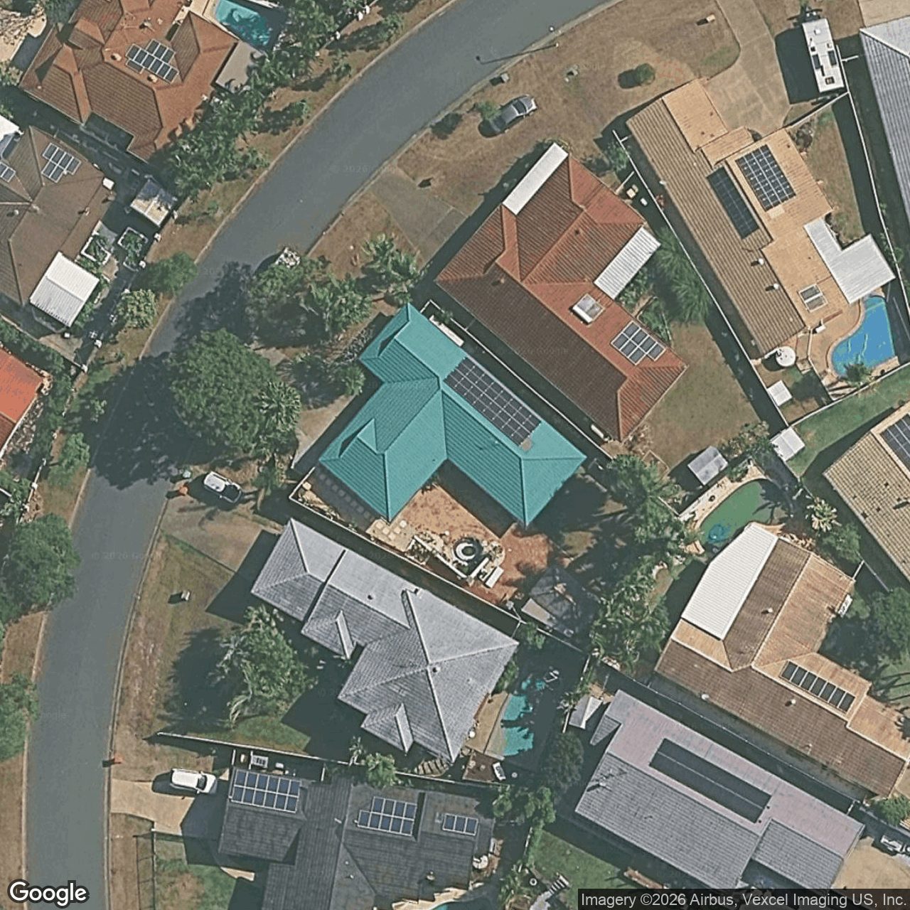 Aerial view of 25 Kidman Street, Robina QLD 4226