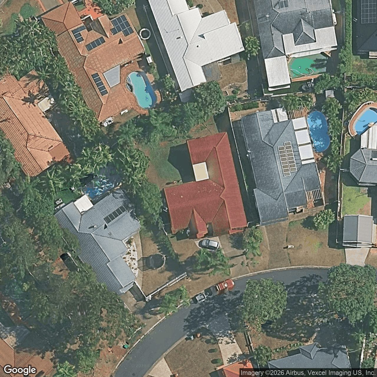Aerial view of 22 Trinity Place, Robina QLD 4226