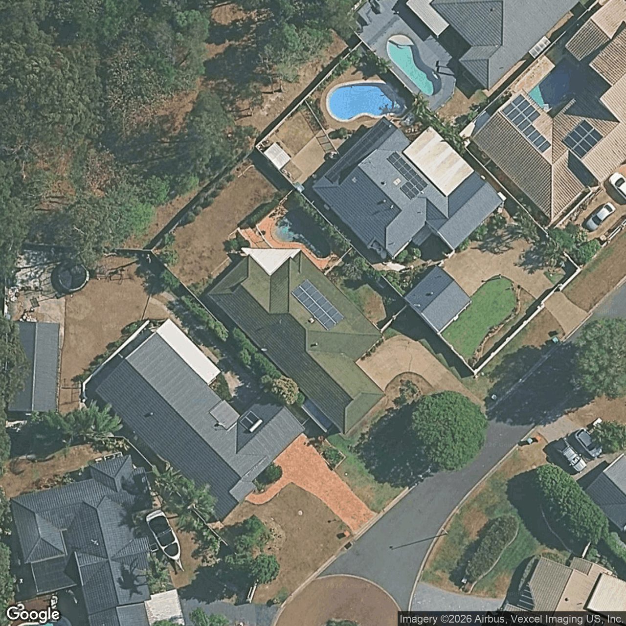 Aerial view of 25 Moorabbin Place, Robina QLD 4226